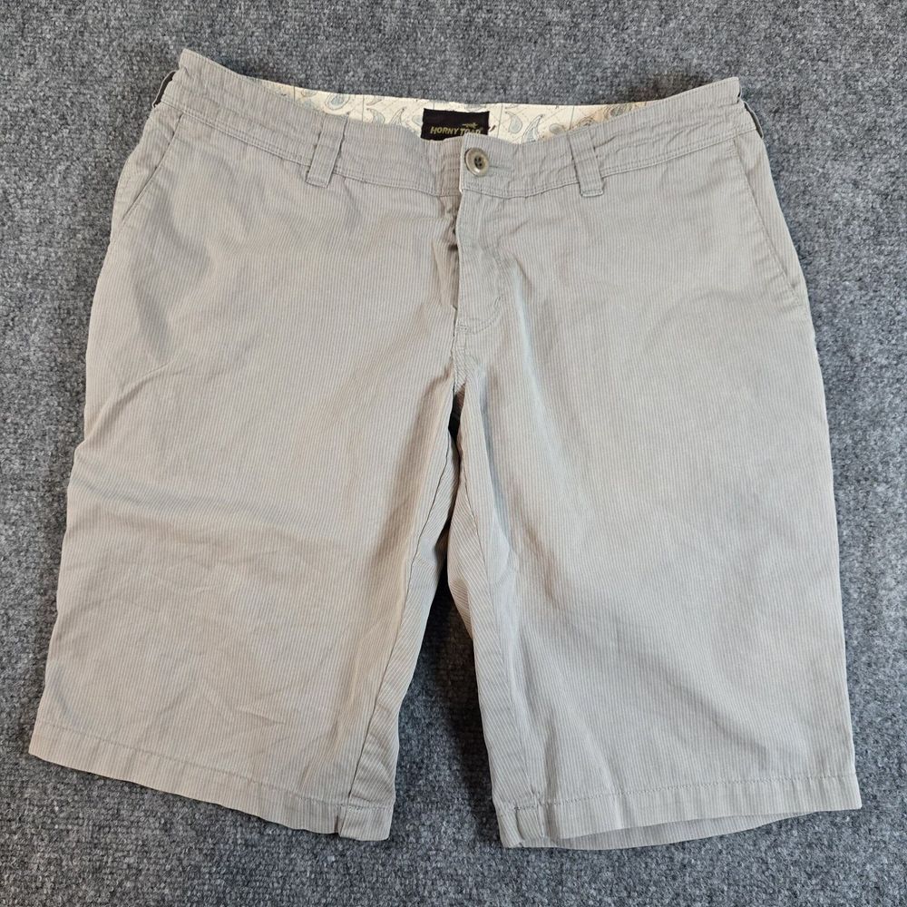 Horny Toad Grey Actviewear Golf Chino Dress‎ Shorts Size Eight 8
